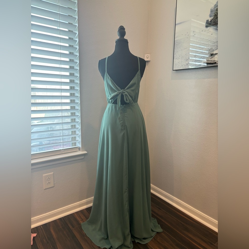Green Formal Maxi Dress (Size 1) - Picture 2 of 5